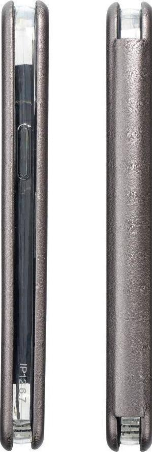 Këllëf telefoni Book Elegance për Samsung Galaxy A13 4G, tip libër, funksion mbajtëse, ngjyrë çelik