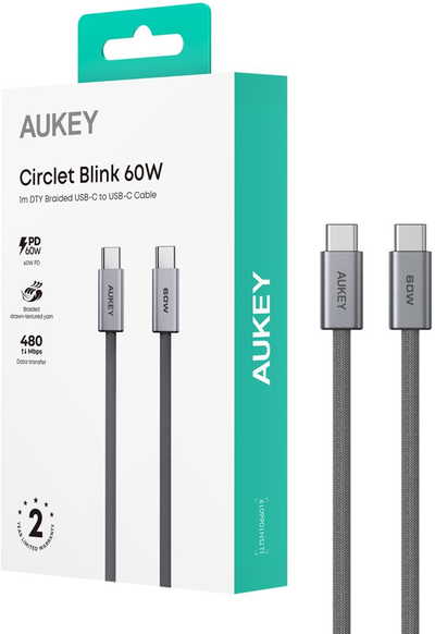 Tracker Bluetooth Aukey TM-10 Smart Mini, për Apple, gri