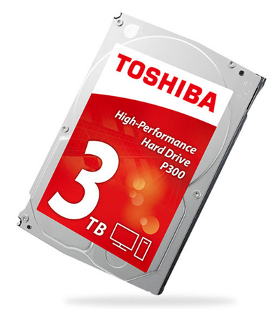 Hard Disk Toshiba P300, 3TB, 3.5\", 7200RPM, 64MB Cache, SATA III, i zi