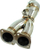 Downpipe TurboWorks BMW E82 E88 N55 135i, DECAT, çelik inox