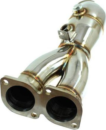 Downpipe TurboWorks BMW E82 E88 N55 135i, DECAT, çelik inox