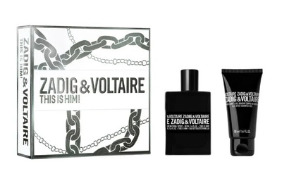 Set Zadig & Voltaire This Is Him, EDT, 50 ml + xhel dushi, 50 ml