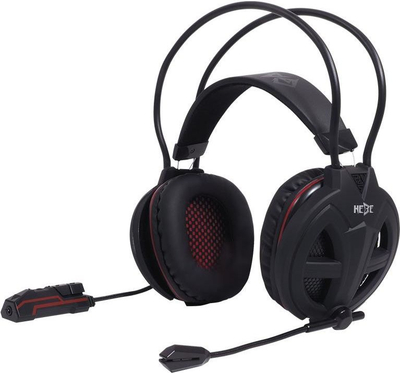 Гејминг слушалки Gamdias Hebe V2 GHS3300, стерео, со микрофон, црвени