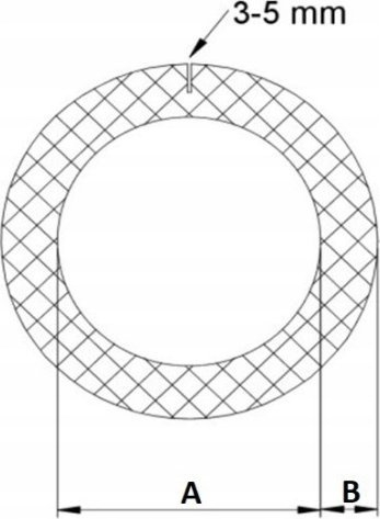 Izolim tubi Climaflex PE 60/9mm, gjatësi 2m, për tub 2\", gri