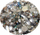 Rruaza dekorative Swede Beads MIX 562438, për bizhuteri dhe hobi, të bardha argjendi transparente