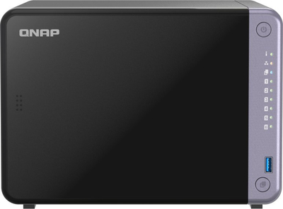 NAS server QNAP TS-632X-4G, me 6 slote, 4GB RAM, gri