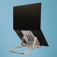 Mbajtëse laptopi Riser Basic, ergonomike, ngjyrë gri