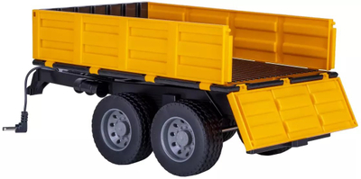 Rimorkio lodër Jamara Tipper, për traktor RC 1:16, e verdhë