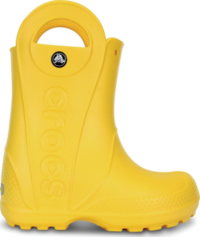 Çizme shiu për kalamaj Crocs Handle It Kids 12803, Croslite, që s’i zë uji, të verdha