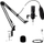 Mikrofon studio Gear4U RGB për streaming G4U-207002, USB, me krah montimi, i zi