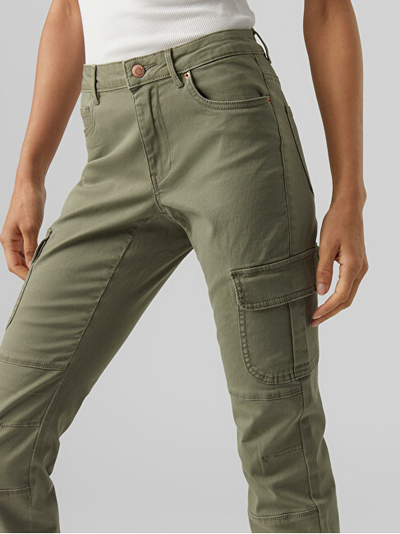 Mbathje Vero Moda VMIVY Skinny Fit 10291832 Ivy Green
