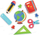Set dekorimesh klasë LearnHow School Decorations Supplies, 9 copë, shumëngjyrësh