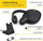 Kufje Jabra Evolve2 65 Link380a UC (26599-889-989), me mikrofon, të zeza
