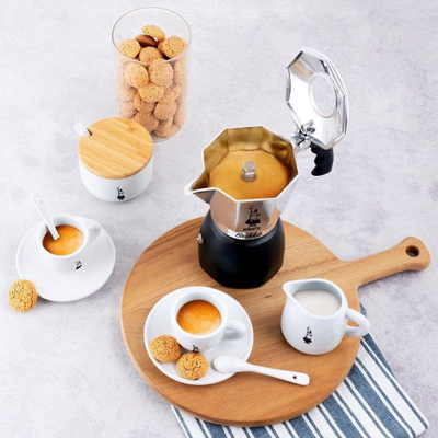 Xhezve espresso Bialetti Brikka, 4 filxhanë, alumini, gri