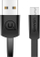 Kabllo e sheshtë USAMS U2 microUSB 1.2m SJ201MIC01 (SH.B.A.-SJ201), e zezë