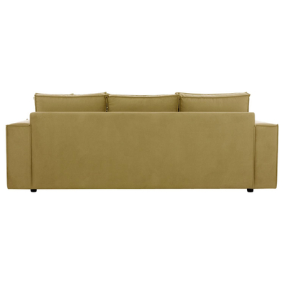 Divan këndor MONACO, i kthyeshëm, 240×170×86 cm (HM3257.09), ari