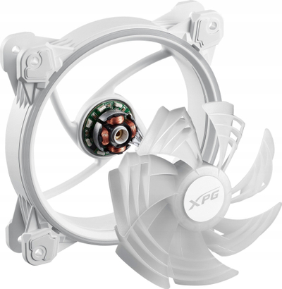 Ventilator kaste Adata XPG Hurricane 120 ARGB PWM, 120mm, 2000RPM, i bardhë