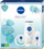 Set dushi Nivea - xhel dushi 250 ml + hidratues 100 ml + antiperspirant 50 ml