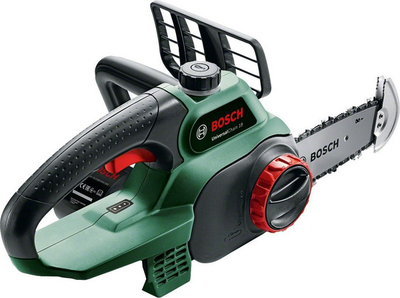 Моторна пила со ланец Bosch UniversalChain 18, шина 20 cm, без кабел, зелена