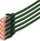 Мрежен кабел Дигитус Пачкорд CAT5e DK-1644-100-G-5, S-FTP, 10m, сет 5 парчиња, црвена
