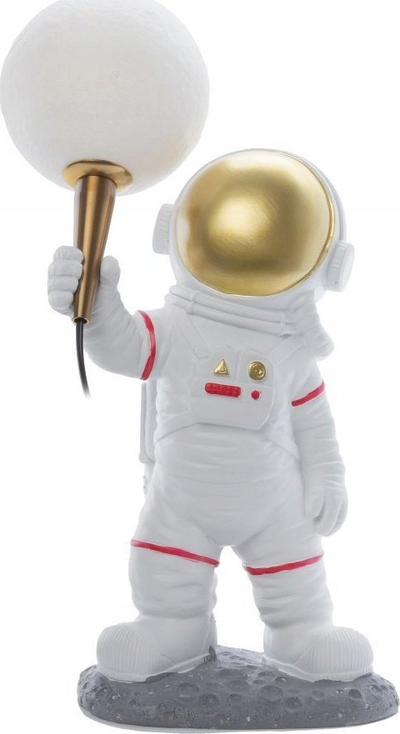 Lampë tavoline dekorative OEM Moon Astronaut AMTL, LED, 1000lm, e bardhë