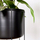 Mbajtëse vazo Home Styling Collection metal, 20.5x45.5 cm, e zezë