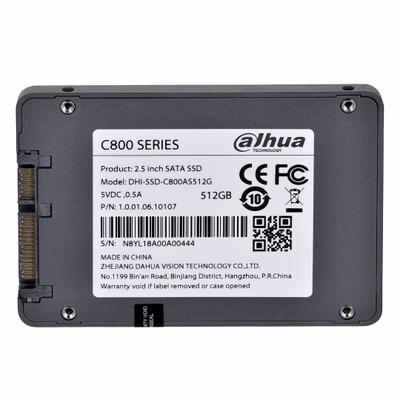 SSD Dahua C800AS512G, 512GB, SATA, ngjyrë e zezë