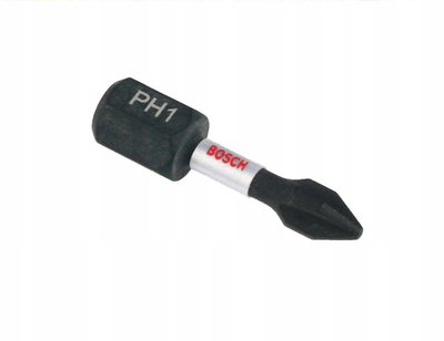 Сет бит шрафцигерски врвови Bosch Impact Control PH1, 25mm, 2 парчиња