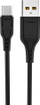 Kabllo USB Micro Denmen D01V B, 1 m, 2.4A, e zezë