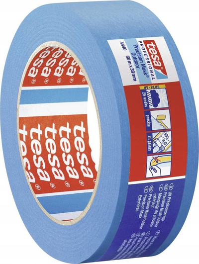 Маскирачка лента Tesa Precision Outdoor 04440, 50m, 38mm, сина