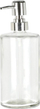 Dozator sapuni me pompë, shishe qelqi 400 ml, transparente
