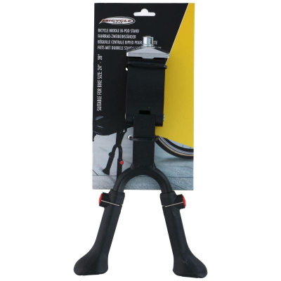 Qëndrues biçiklete Bicycle Gear Middle Bi-Pod, alumin, 24"-28", i zi