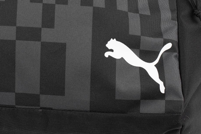 Çantë sportive Puma individualRISE Medium 79913 03, 44L, me ndarje për këpucë, e zezë gri
