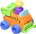 Lodër makinë garuese Toomies Racing Car Push and Go, plastike, për fëmijë 1+