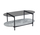 Tavolinë për kafe Kitty 110x50x43Hcm (HM18040), zezë/ gri