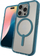 Mbështjellës ZAGG Santa Cruz Snap për iPhone 16 Pro, MagSafe, River Blue