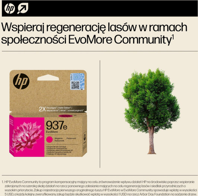 Ngjyrë printeri HP 937e EvoMore, vjollcë
