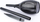 Fener solar dekorativ Large Torch, 77cm, set me 6 copë, i zi