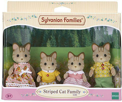 Set figurash për kalamaj Epoch Sylvanian 5180 familja e maces