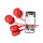 Stimulues muskujsh Therabody PowerDot 2.0 Duo, NMES dhe TENS, portativ, i kuq
