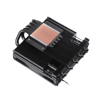 Ftohës CPU Chieftec Low Profile 45mm, 5 heatpipe, i zi
