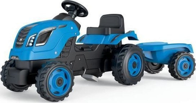 Traktor pedalesh për fëmijë Smoby Tractor XL, i kaltër