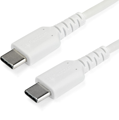 Kabllo karikimi StarTech USB C në USB C, 2m, 60W, e bardhë
