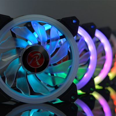 Ventilatorë PC Raijintek Iris 12 RBW ADD, 120mm, set 3 copë me HUB dhe telekomandë, RGB