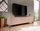 Komodë TV Cama Meble RTV Nova, 186x40x48 cm, rozë mat