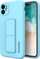 Kapak telefoni Wozinsky Kickstand Case Samsung Galaxy A72 4G, silikoni fleksibël, me stand, blu e hapur