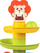 Lodër spirale me topa Woopie Baby Roll Ball, 60cm, 6 topa, shumëngjyrëshe