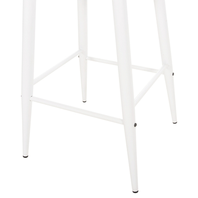 Stol bari mesatar Vanessa 45,5×46×97 cm (HM9300.11), bardhë