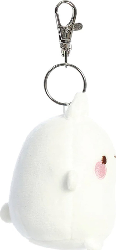 Varëse çelsash Molang Key Clip, 4", pelush, e bardhë