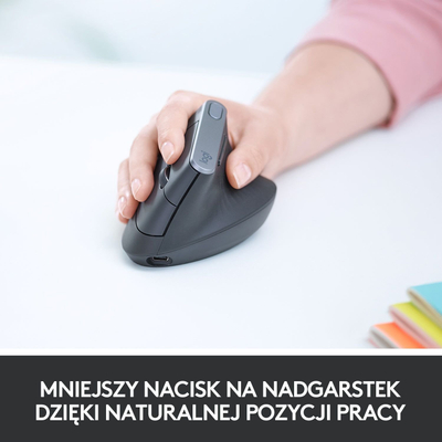 Set tastierë dhe maus Logitech MX Vertical 910-005448 dhe MX Keys S 920-011587, wireless, grafit